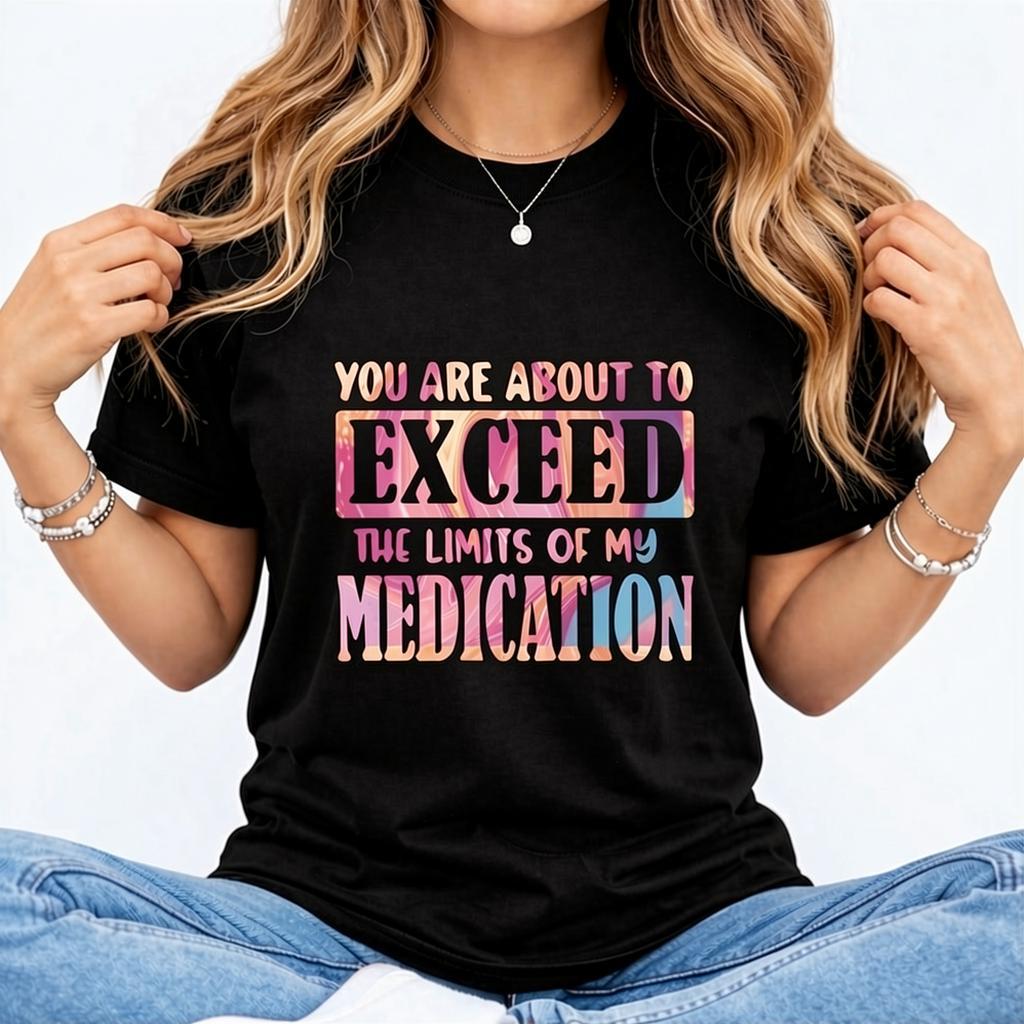 100% Cotton Womens Plus Size Gradient Print T Shirt Short Sleeve Crew Neck Casual Black With Colorful Text Design Spring Summer Everyday Tee Geometric Print Smooth Stretchy Material Black -1