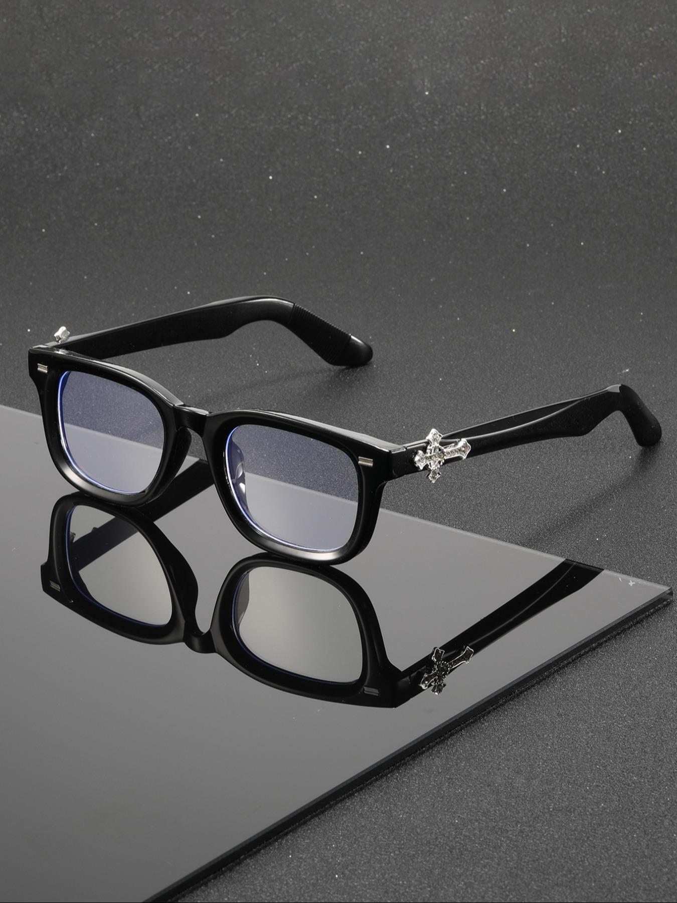 Classic Flat Light Glasses, High Quality Eyeglasses, Elegant Unisex High Intelligence Style, Trendy Casual Frames, Perfect for Work and Daily Use, Durable Streetwear Fashion