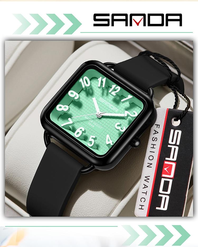 Women's Quartz Watch, Fashion Casual Style, Waterproof, Zinc Alloy Case, Soft Silicone Band, Comfortable Wear, Gift Idea for All Ages