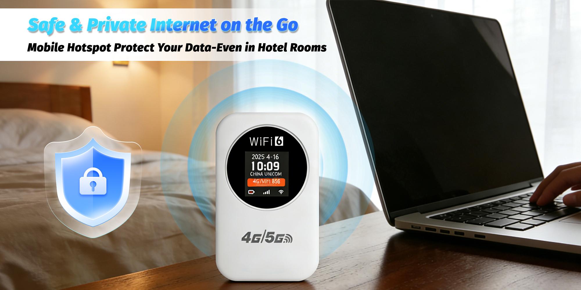 5G/4G Mobile WiFi Router,300Mbps,Wireless Router,Connect 10 Devices,Long Lasting Battery,Mobile WiFi Hotspot,Portable WiFi Hotspot for Business/RV/Cruise/Plane