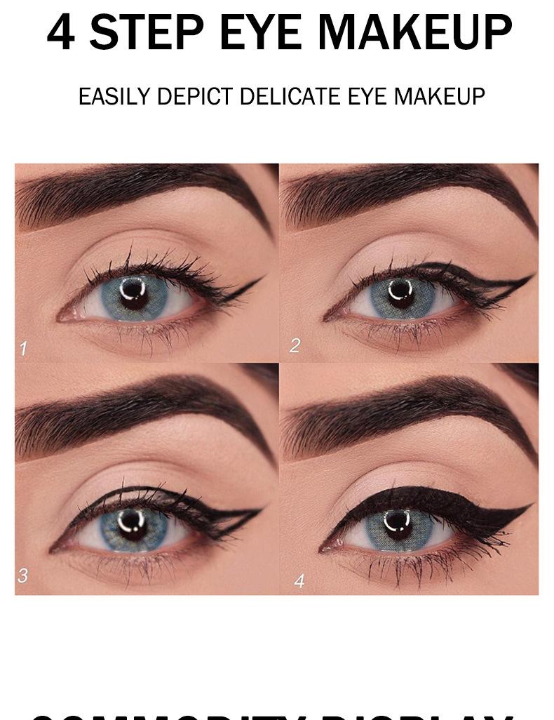 Multipurpose Solid Eyeliner Gel Pencil, Highly Pigmented Black Eyeliner and Lip Liner Pencil, Beginner-Friendly, Long-Lasting and Smudge-Proof, Glides on Smoothly for Effortless Application, Perfect Holiday Gift for Eye and Lip Cosmetic Lovers