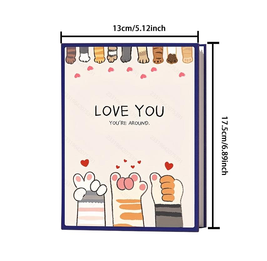 6 Inch Photo Album Holds Up to 100 Photos, Large Capacity Family Memory Book, Travel Souvenir Album, Couple Anniversary Gift, Christmas Present