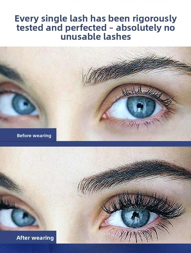 Magnetic False Eyelashes No Glue Required Soft Natural Look Reusable Magnetic Lash Set for Beginners Easy to Apply Daily Party Use