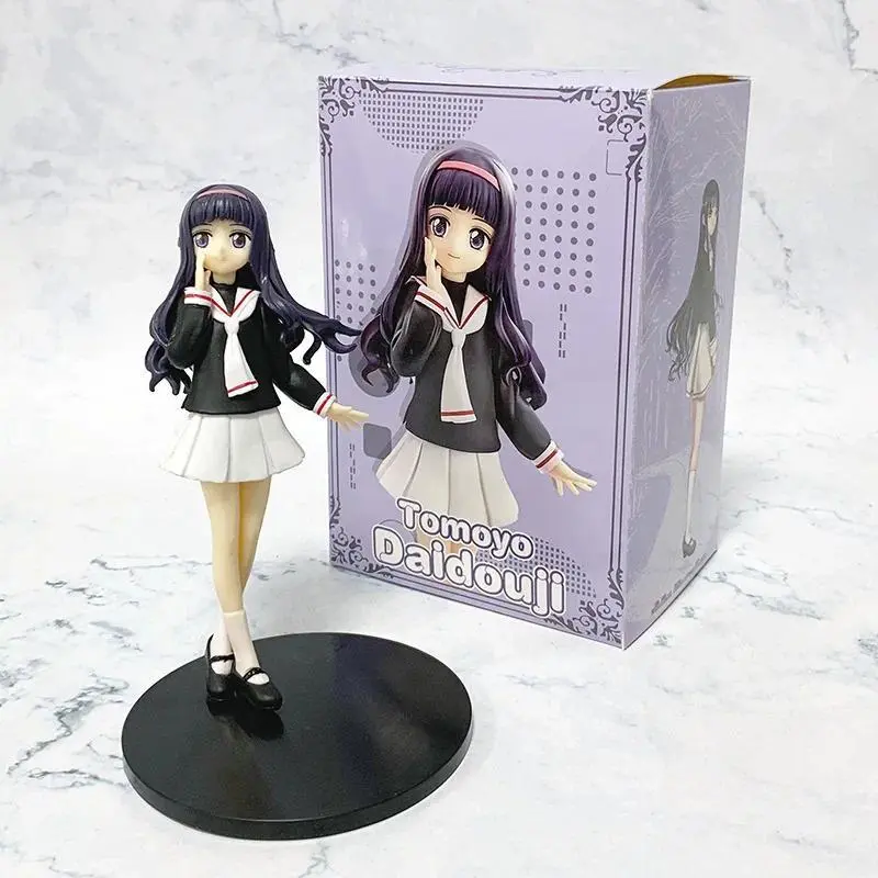 Anime Cardcaptor Sakura Sakura Kinomoto Tomoyo Daidouji Figure Model Doll Desktop Ornament Decoration Anime Fans Collectible Toy
