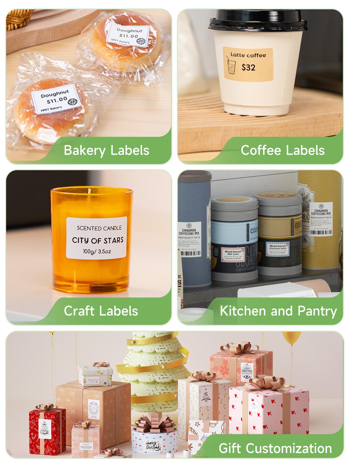 2-Inch Label Maker – Portable Bluetooth Thermal Printer, Mini Sticker Printer with Waterproof Tape for Small Business, Barcodes, Names, Addresses, Mailing, Apparel, School, Home, and Office