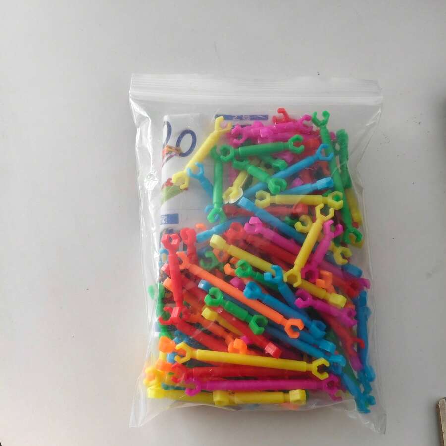 100/200pcs STEM Magic Wand Building Blocks Set - Teens Constructive Toy, Inspiring Imagination, Engineering Kit, Multicolor Shapes, Perfect Gift For Birthday, Holiday, Back To School