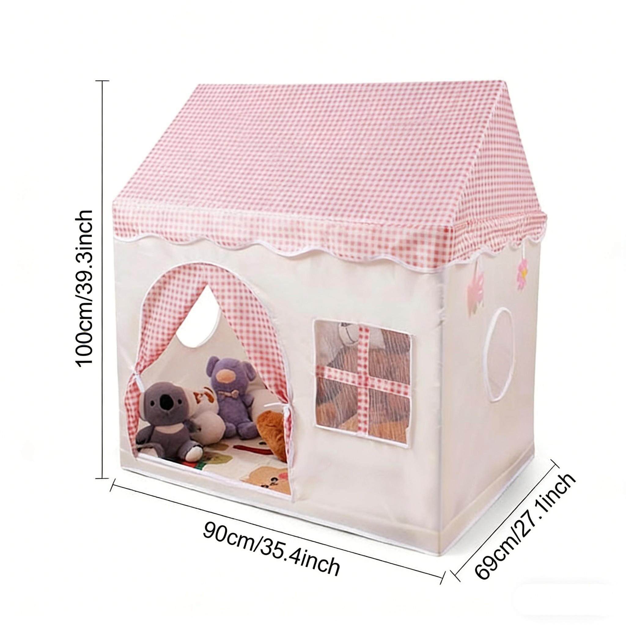 Kids' Toy Castle | Floral Play Tent | Secret Base & Sleep Tent | Outdoor Beach Toy | Unisex Holiday & Xmas/Halloween Gift | No Accessories