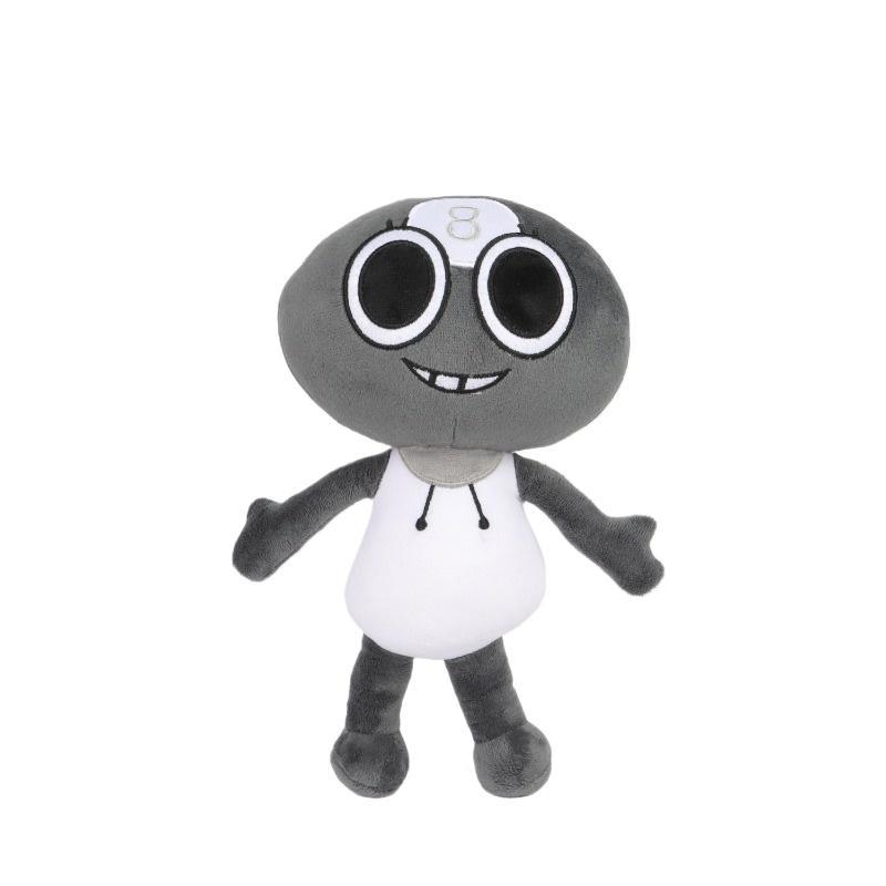 New Dandy's World 35cm Plush Cute Dandy World Scrap Stuffed Horror Game Goob Pebble Plushie Soft Pillow Doll Children Gifts Doll