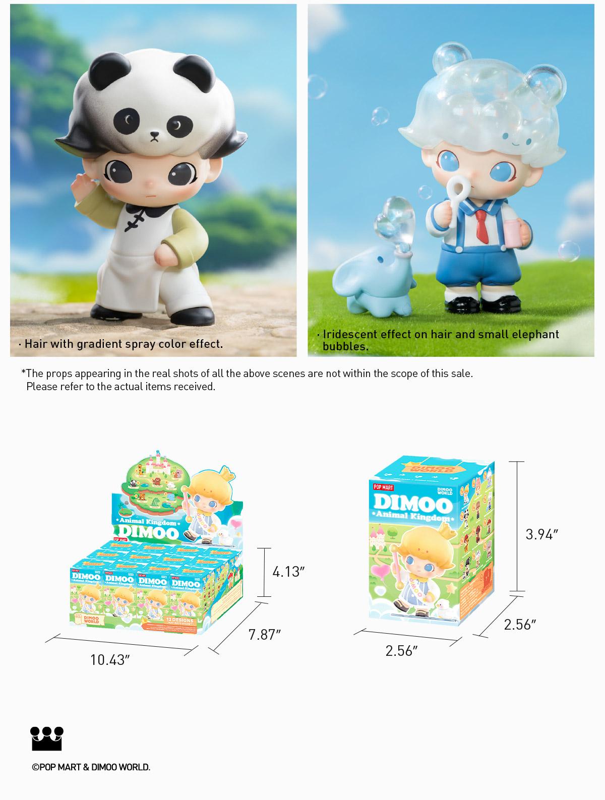 POP MART DIMOO Animal Kingdom Series Figures  Blind Box, Mystery Box