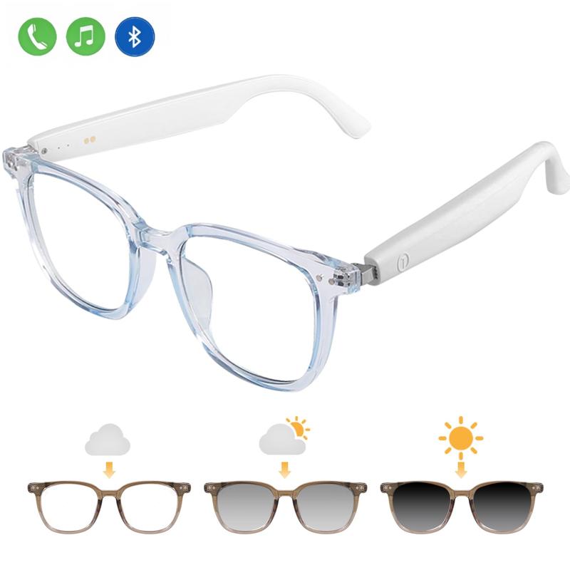 Qrd Smart Wireless Bluetooth-compatible Glasses, Fashionable Open-Air Audio, Touch Control Music & Calls, Multi-Function Eyewear