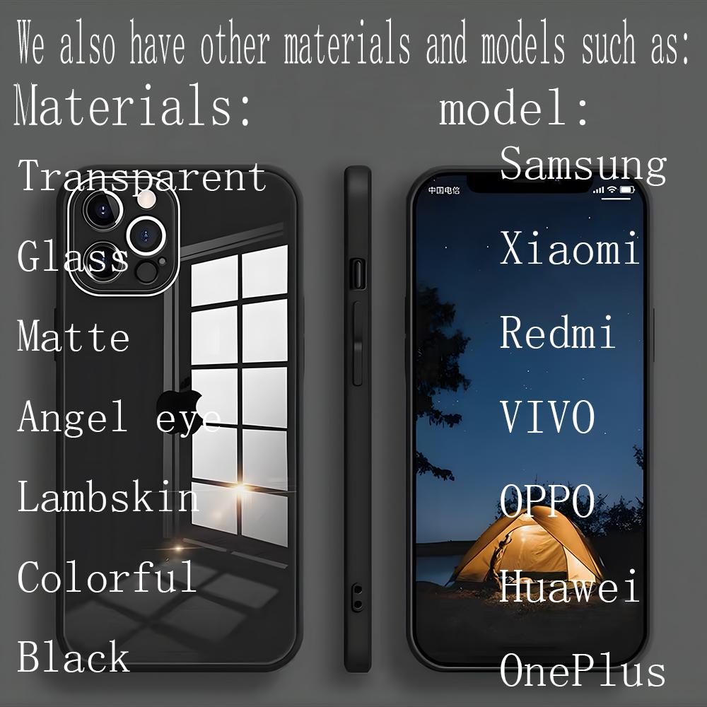 XANAXS Pattern Phone Case for Iphone 17 air 16 15 13 12 14 11 Pro Max Mini X Xr Xs 8 7 Puls 6 glass luxury coque