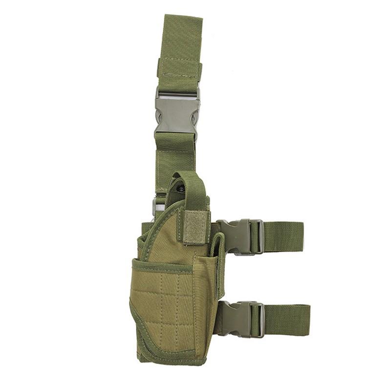 Multifunctional Tactical Leg Gun Holster, Outdoor Sports Leg Bag Quick Draw Pouch, Universal Camo Hunting Bag