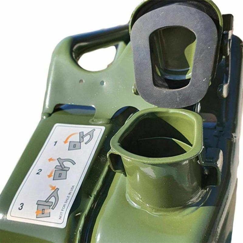 Litre Jerry Cans Petrol Canister Metal Rubber Seal Ring Pouring Spout Flexible Nozzle Petrol Fuel Sealing Gasket Replacement Spare