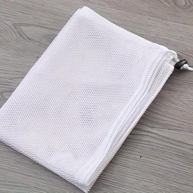 Portable Drawstring Laundry Bag, Mesh Laundry Bag for Travel, Laundry Wash Bag, Clothes Storage Solution, Essential Laundry Room Accessory
