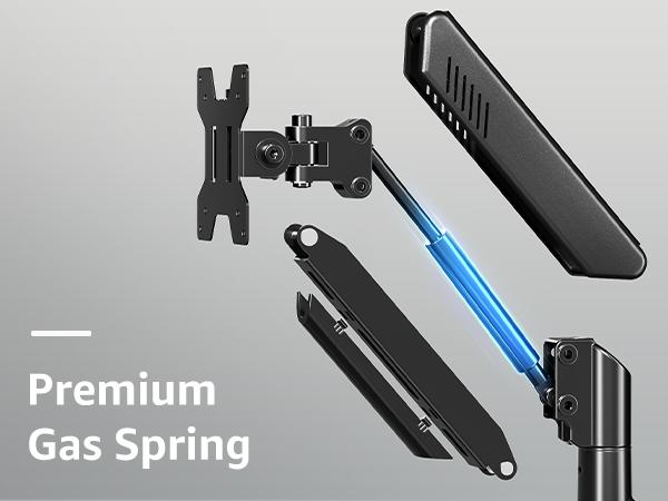 Hot Deal  Gas Spring Single Monitor Desk Mount for 13"-32" Screens