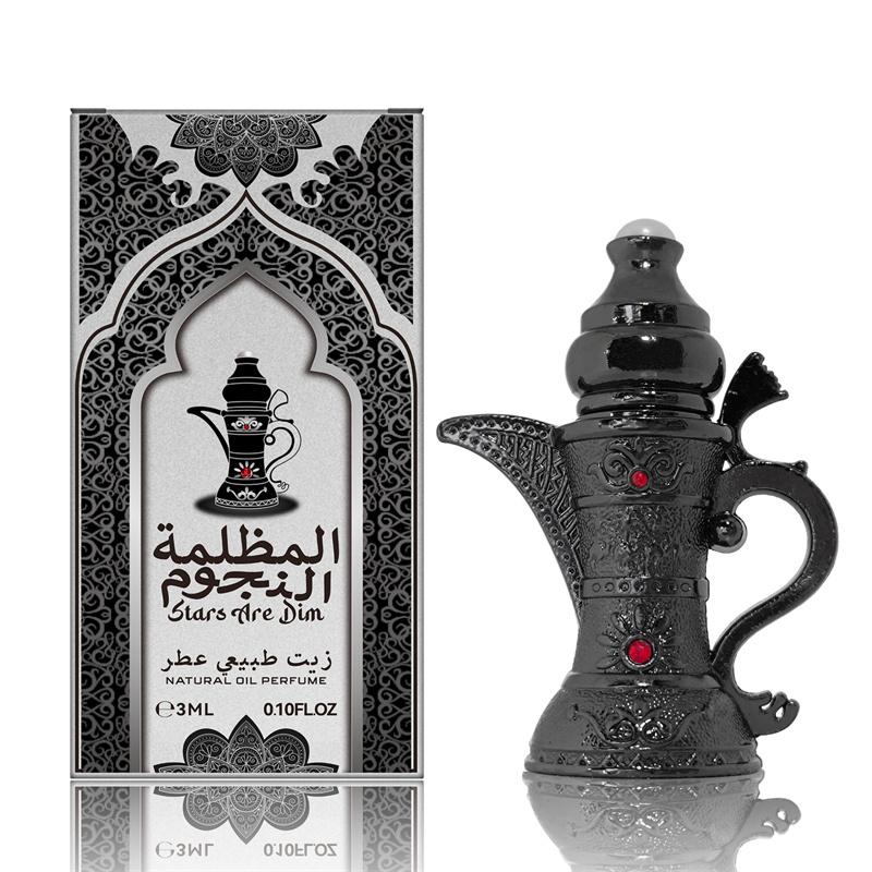 3ML Arabic Perfume, Arabian Scent, 1 Box Long Lasting Fragrance for Men, Perfume Oil for Daily Use, Scented Fragrance Gift for Men