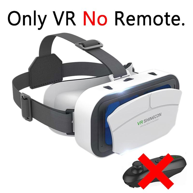 VR SHINECON Virtual Reality VR Glasses, 3D Helmet Lenses Smart Goggles for Smartphones, VR Glasses for Home Office Gamer