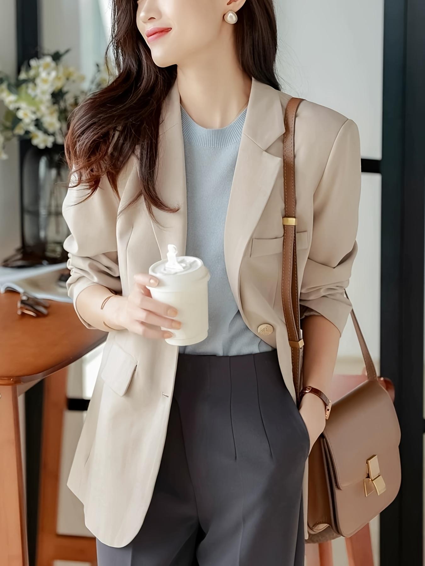 Women's Short Sleeve Bubble Hem Round Neck Top, Spring & Fall New Arrival, Casual Fashion Tee for Women, Comfortable Knitted Design