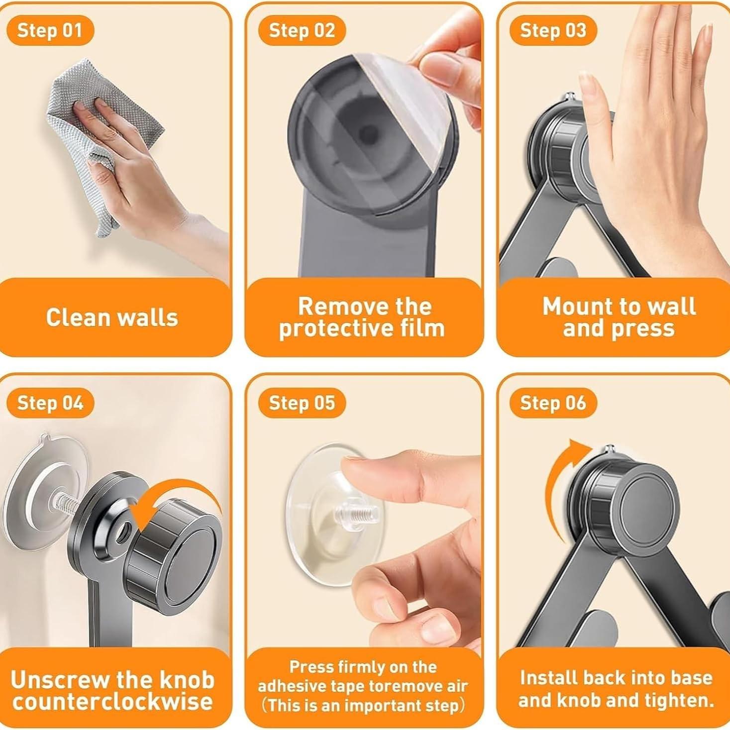 1PC Wall-Mounted Kitchen Organizer, No-Drill Design, Multi-Purpose Storage Rack, Perfect for Pots & Cutting Boards, Space-Saving Solution