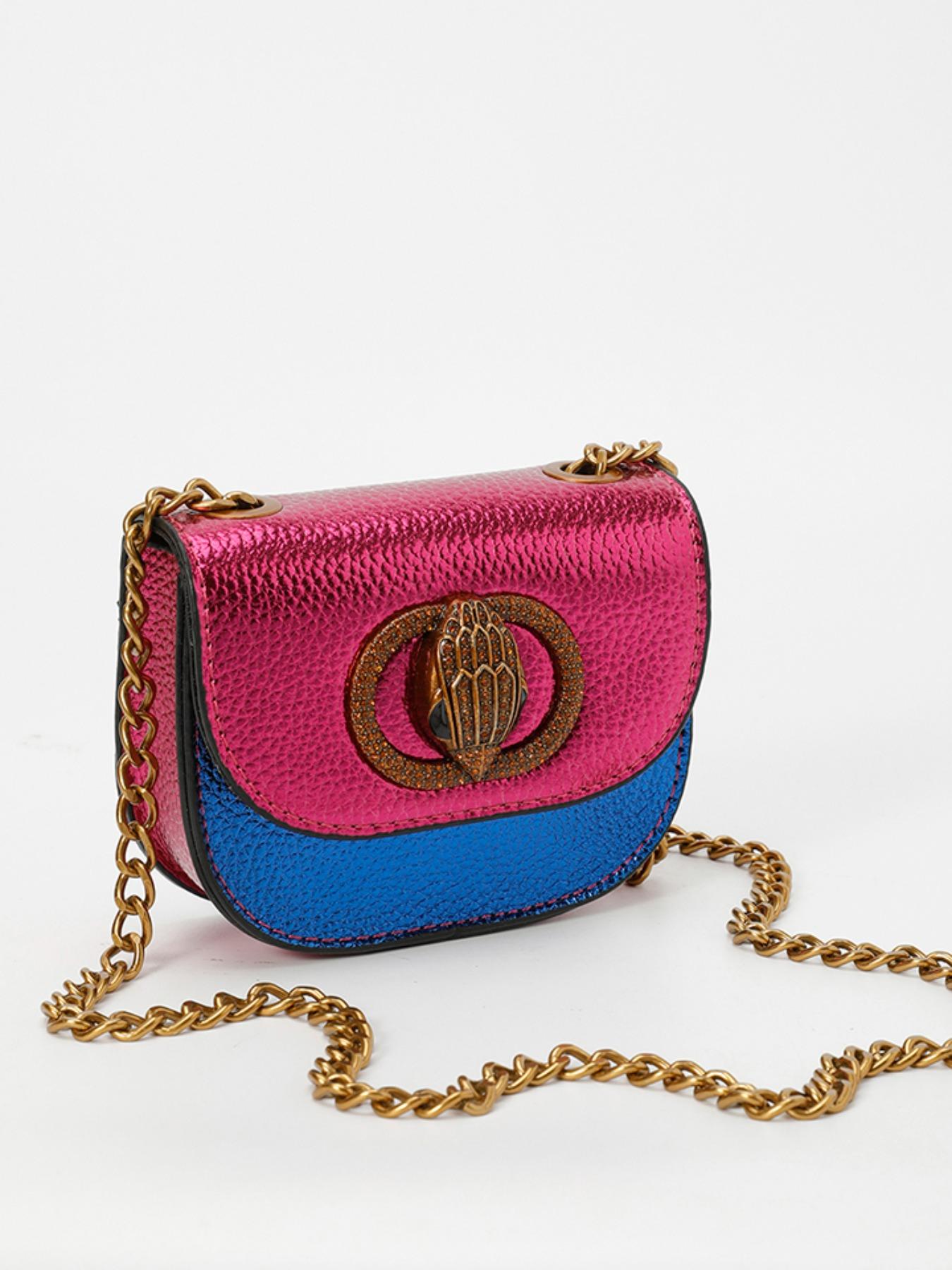 New Mini Diamond Saddle Bag for Women, Chic Chain Wallet, Fashionable Half Circle Crossbody Bag, Cute Portable Handbag for All Seasons