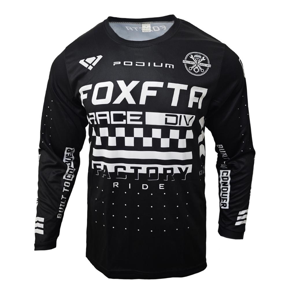 Men's Mountain Bike Long Sleeve Cycling Jersey Sun Protection Breathable Quick-Dry Printed MTB Riding Set Motorcycle Off-Road Rider Sport Top Athletic Activewear Cycling Racing Jersey Comfortable Elastic Lightweight Sports Jersey, Sports Apparel