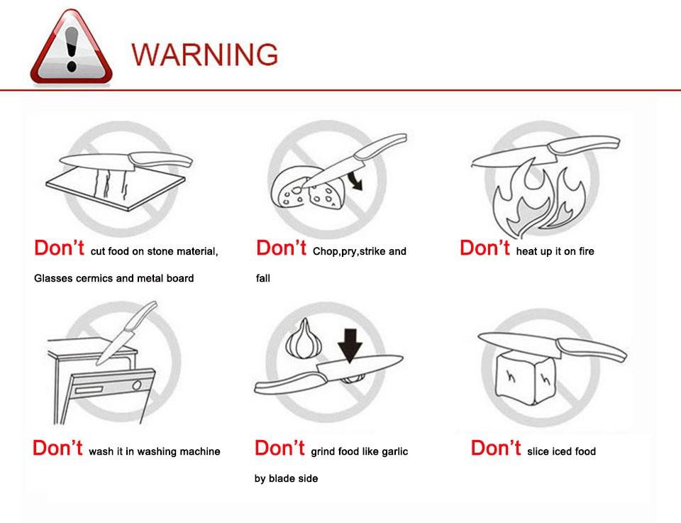 FINDKING 6pcs Ceramic Knife set, Good Quality Kitchen Knife 3" 4" 5" 6 inch Peeler with Acrylic Holder, Cutting Meat, Vegetable and Fruit, Kitchen Tools Block