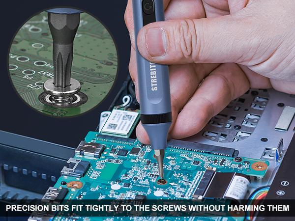 STREBITO 3.7V Mini Electric Screwdriver Set, 42-in-1 Electric Precision Screwdriver, Compact Electric Screwdriver Rechargeable with Display, Small Tool Kit for Electronic Computer Laptop RC Drone screwdriver set STREBITO 3.7V Mini Electric Screwdriver Set, 42-in-1 Electric Precision Screwdriver, Compact Electric Screwdriver Rechargeable with Display, Small Tool Kit for Electronic Computer Laptop RC Drone screwdriver set