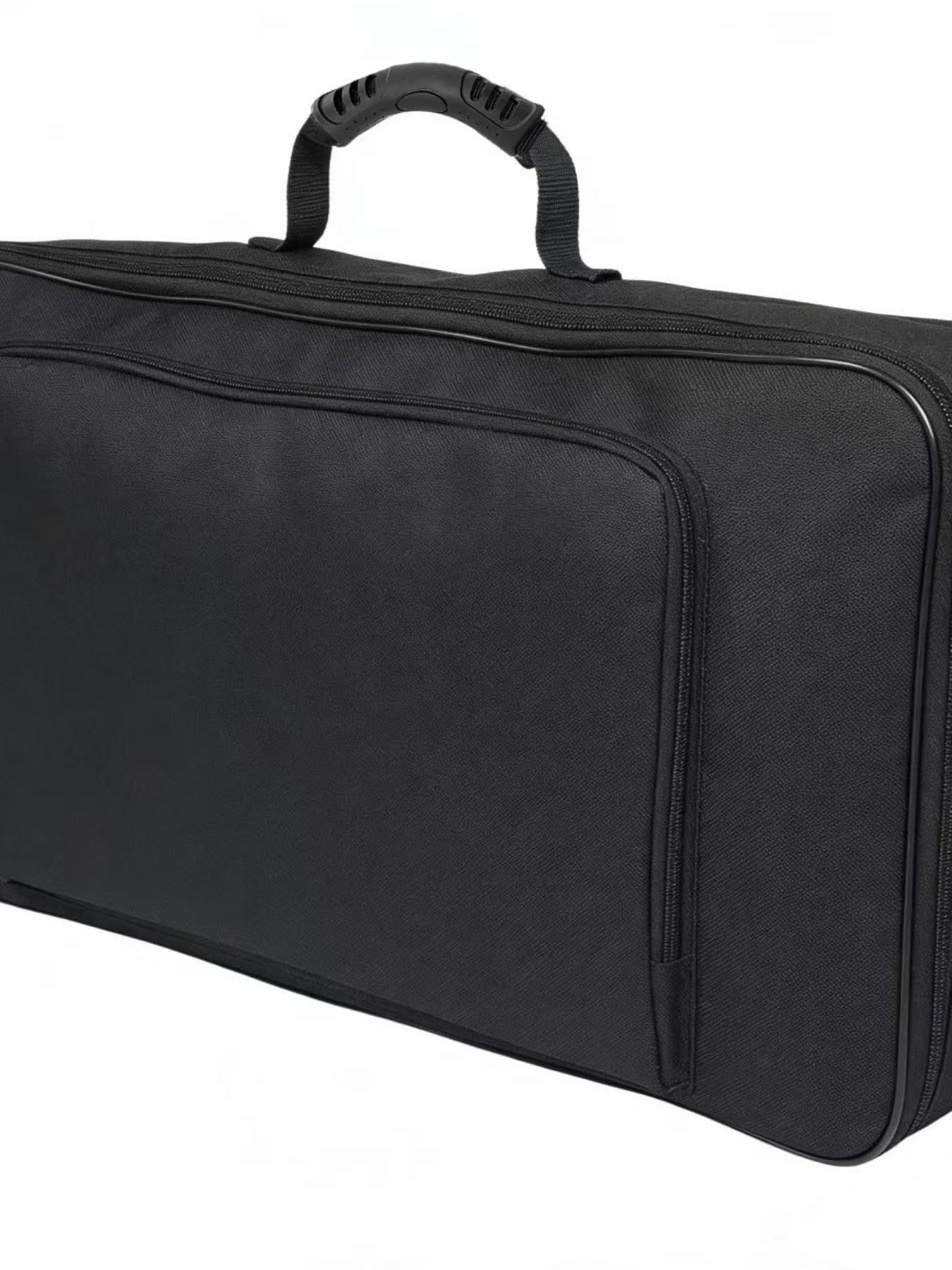 Guitar Effects Pedal Board Carry Bag, Large Capacity Portable Gig Bag, Ideal for Micro Controllers, Keyboards, Multi-Effects Pedals