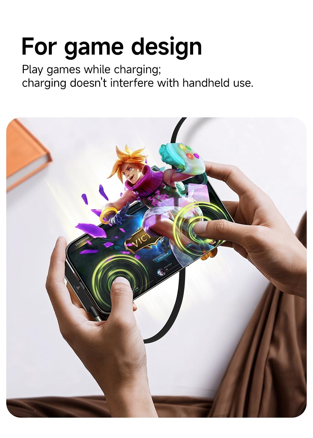 240W Fast Charging Cable Type C to C with Removable Foldable Bracket Stand, Bracket Adapter for Phone Tablet Supports Simultaneous Charging and Gaming Silicone Zinc Alloy Shell 150cm Long,Applicable to iPhone 15 - 17 Pro Max / Samsung, Cellphone