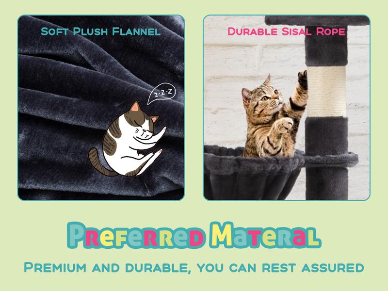 SHA CERLIN 73in Corner Cat Tree for Indoor Cats -Save Space with Multi-Level Perches, Condo, Sisal Scratching Posts#ChristmasGifts#TikTokShopBlackFriday