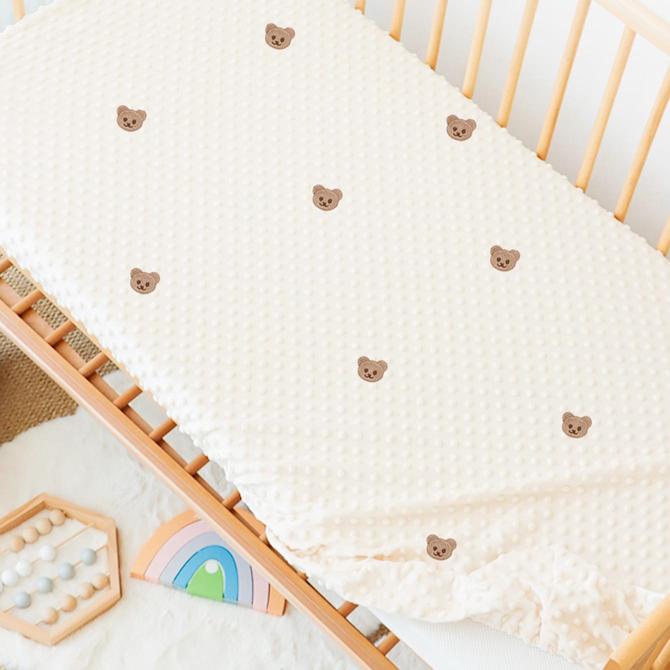 Style Baby Bed Cribs Fitted Crib Sheets Set, Soft Plush Material, Soft Bedding, Available in Multiple Sizes, Ideal for Newborns & Toddlers