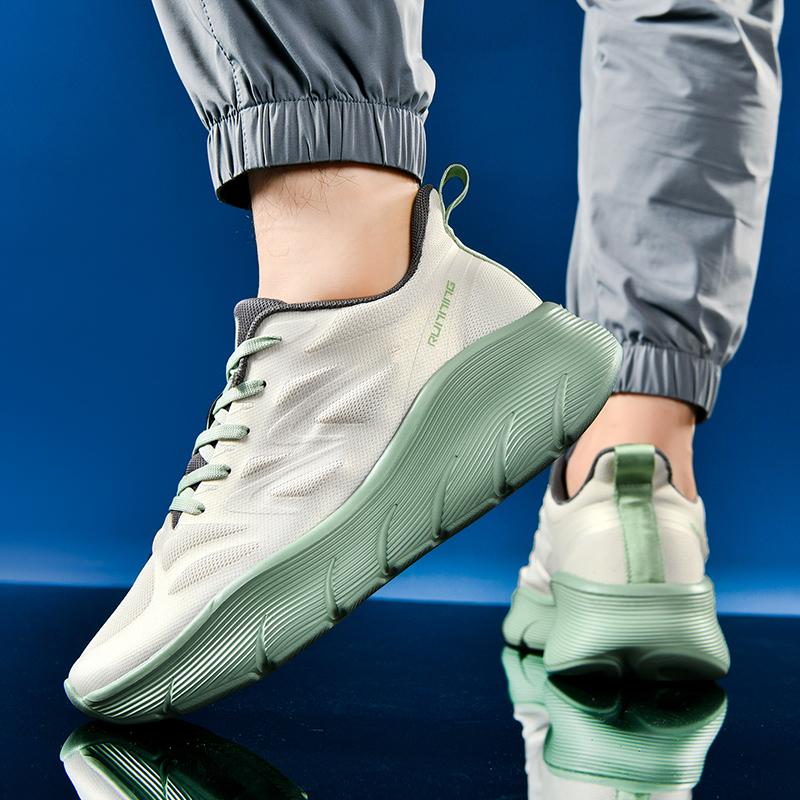 Level Up Your Casual Vibe! Men’s Chunky Casual Sneakers | 6 Vibrant Shades (36-47) | Lightweight, Shock-Absorbing & Trendy | Breathable Casual Shoes