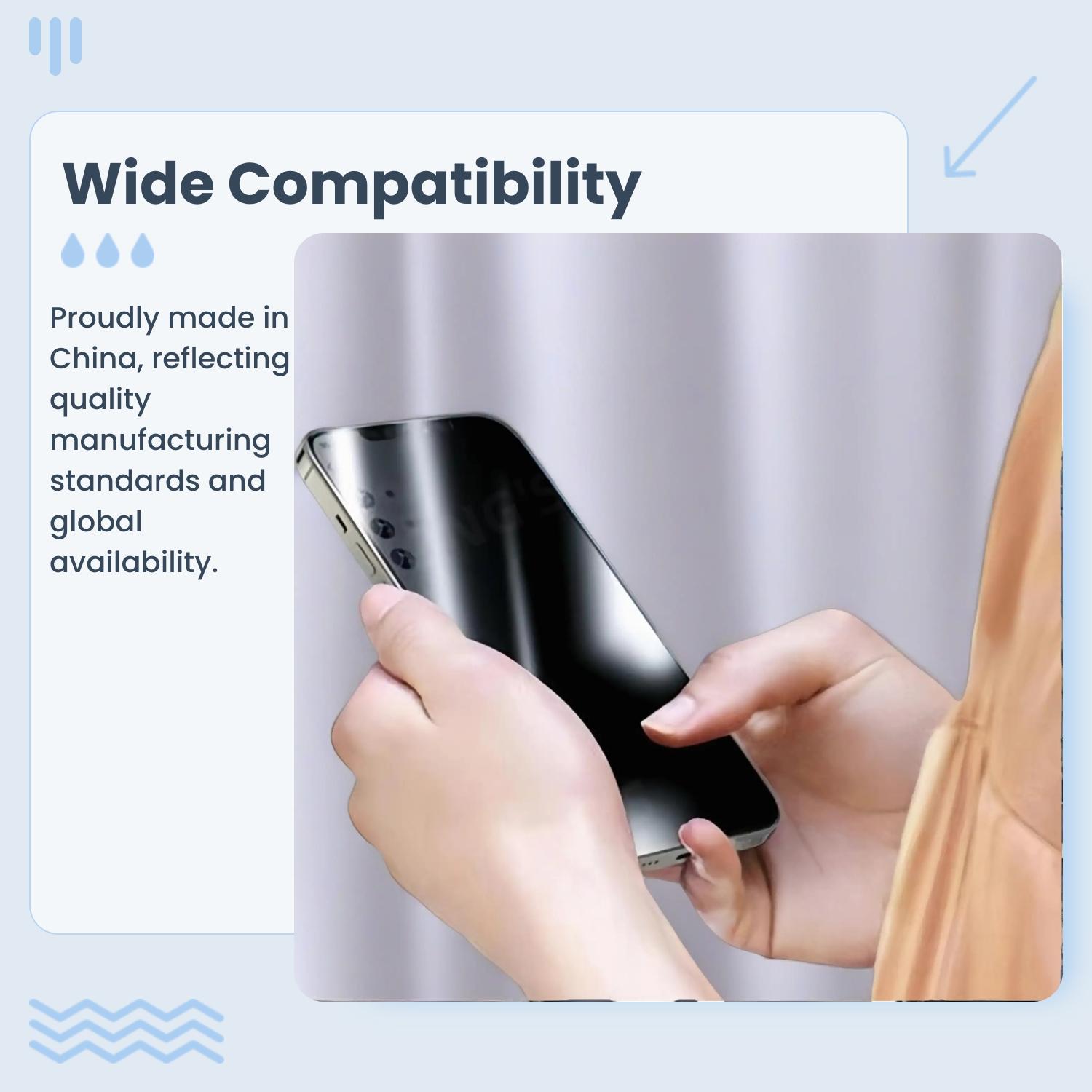 KAYKWONG'S Anti-Spy Tempered Glass Screen Protector, 3 Counts HD Privacy Phone Screen Protective Films, Phone Screen Tempered Glass Film Compatible with iPhone 6/7/8/XR/11/12/13/14/15 Pro Max/15 Plus/16/17 Air Series Accessories, Smartphone