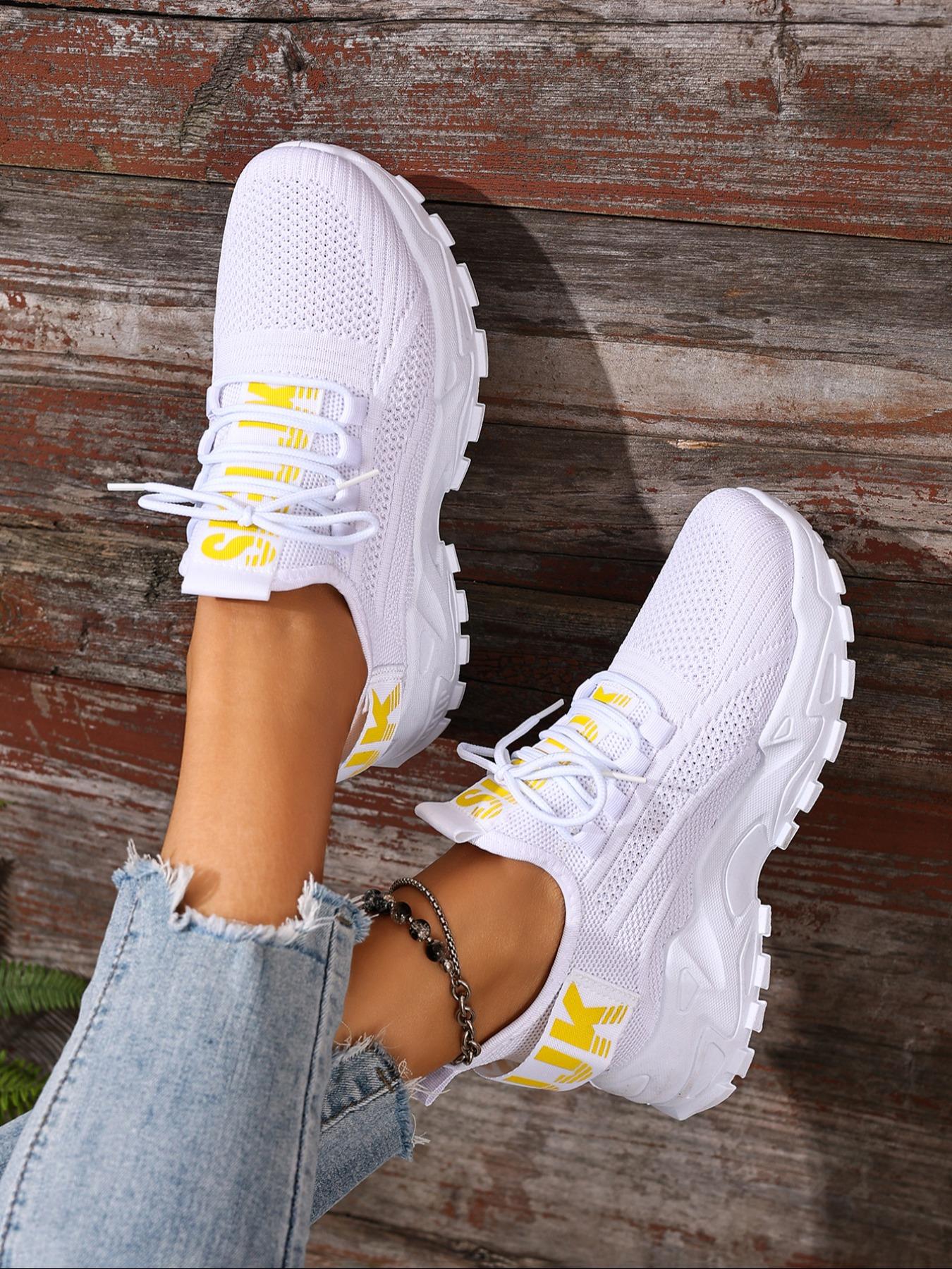 Women's Casual Sport Shoes Fitness Walking Daily Wear Spring Lightweight Low Top Soft Lining Women's Road Running Shoes