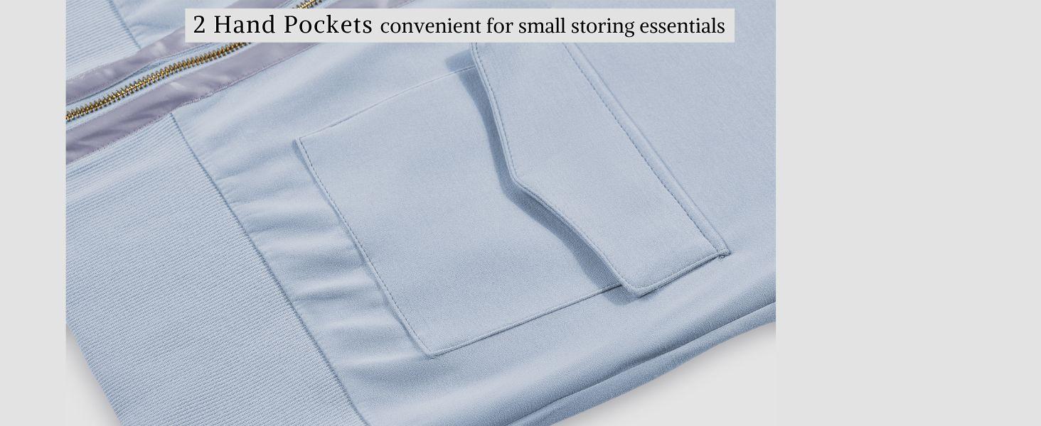 Fisoew Women's Zip up Sweatshirt Collared Neck Long Sleeve Loose Casual Lightweight Jacket with Pockets Fit Breathable puffer jacket winter outfits leather jacket winter trench zip coat Bomber Activewear fur coats for women leather jacket Womenswear