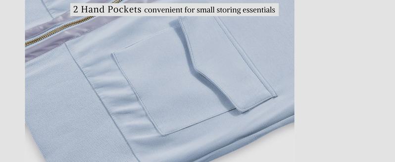 Fisoew Women's Zip up Sweatshirt Collared Neck Long Sleeve Loose Casual Lightweight Jacket with Pockets Fit Breathable puffer jacket winter outfits leather jacket winter trench zip coat Bomber Activewear fur coats for women leather jacket Womenswear