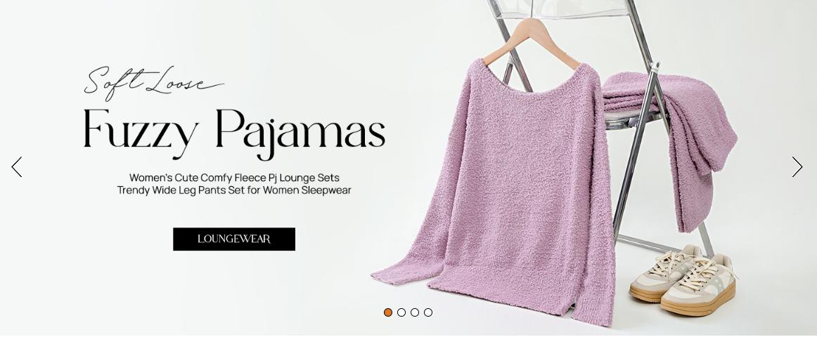 MEROKEETY Women's Fall Pajama Set Fuzzy Fleece 2 Piece Loungewear Off Shoulder Sweater Tops Wide Leg Pants Matching Outfits