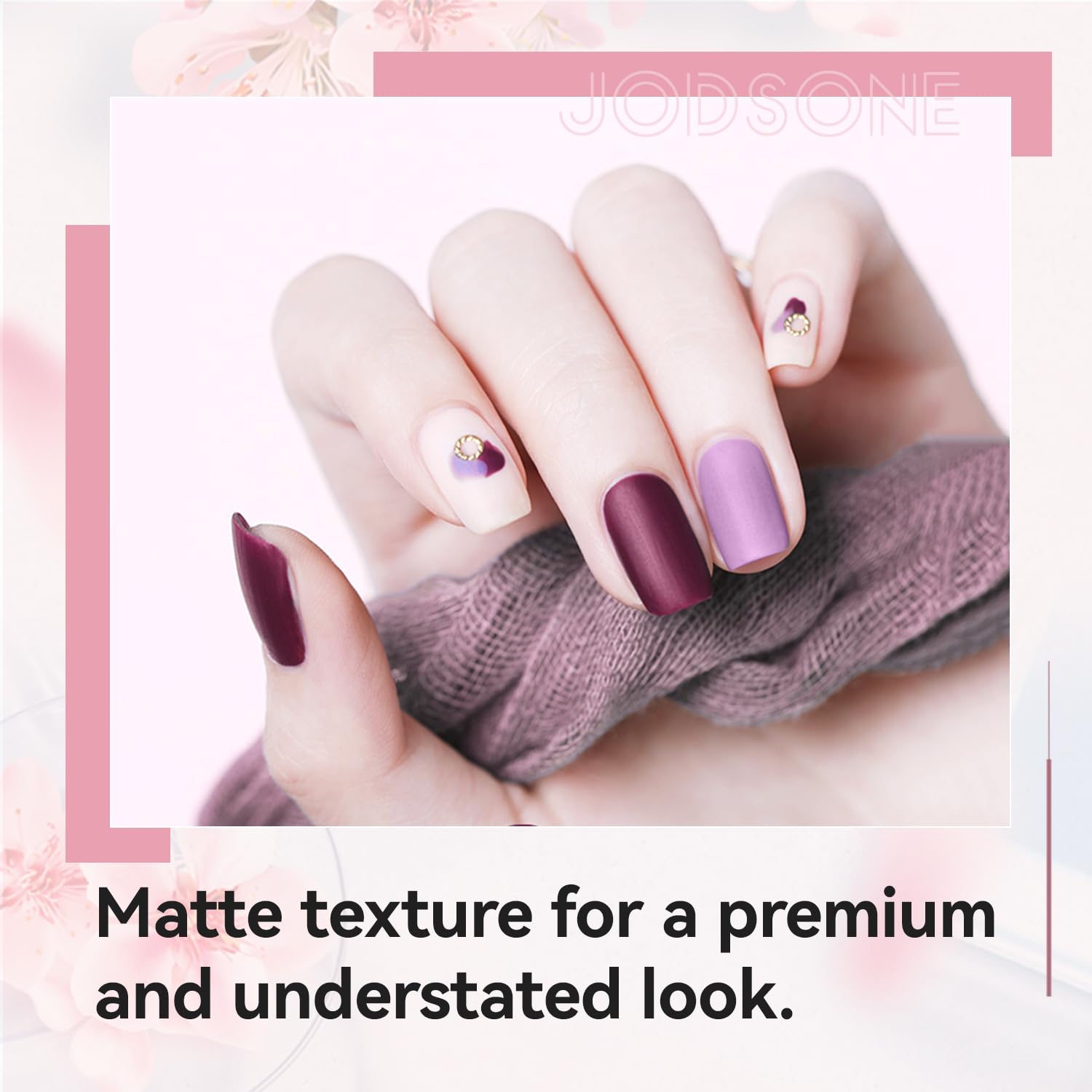 JODSONE 3 bottles 15ML top coat matte top coat primer set Soaking salon using home DIY nail gel