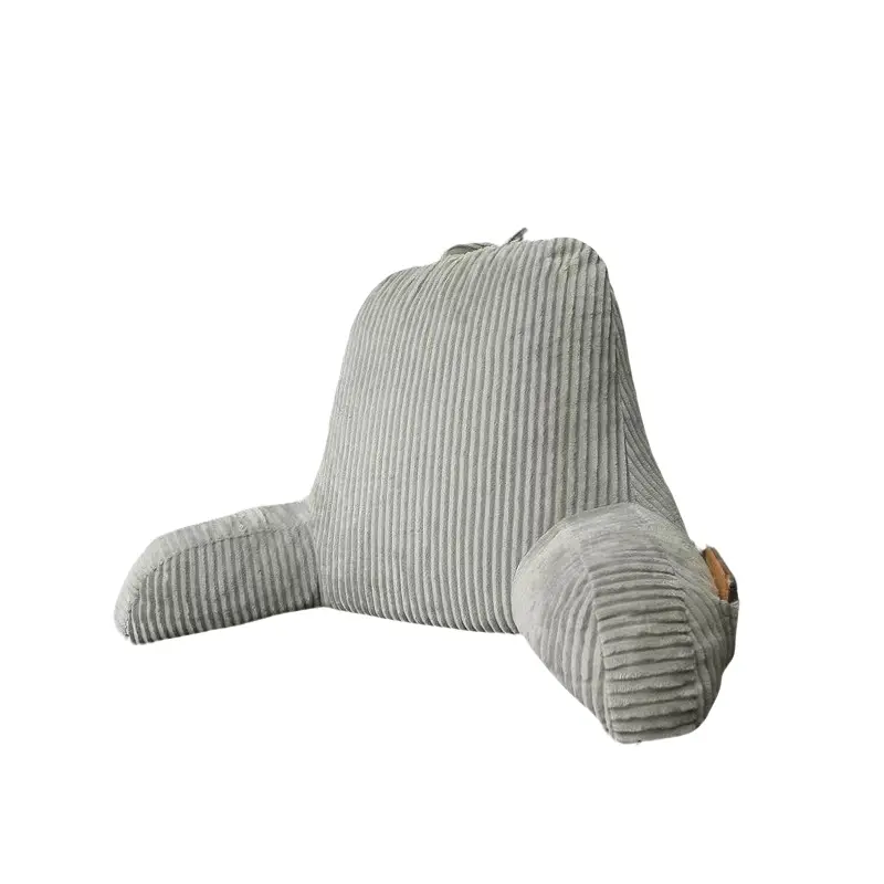 Plush Reading Pillow for Bed, 17in/20in High, Soft Backrest for Book Reading, Pregnancy Neck & Waist Support, Sofa & Bed Use, Supportive Backrest, Bed Backrest Cushion