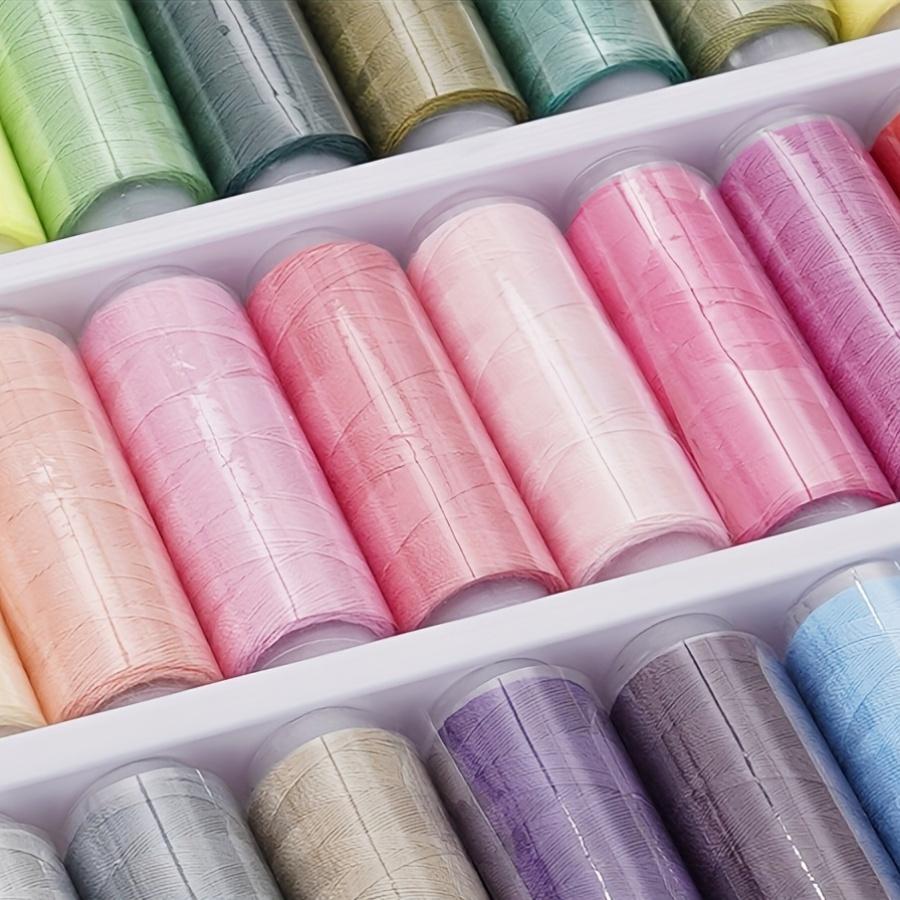 200 Yards Each 39-Color High-Strength Polyester Sewing Thread Set ...