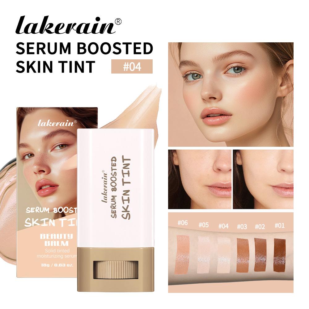 Colored Solid Essence Foundation Make-up Cream Smooth, Long Lasting Moisturizing Coverage and Natural Naked Makeup Repair Cream Natural Everyday Makeup Stick
