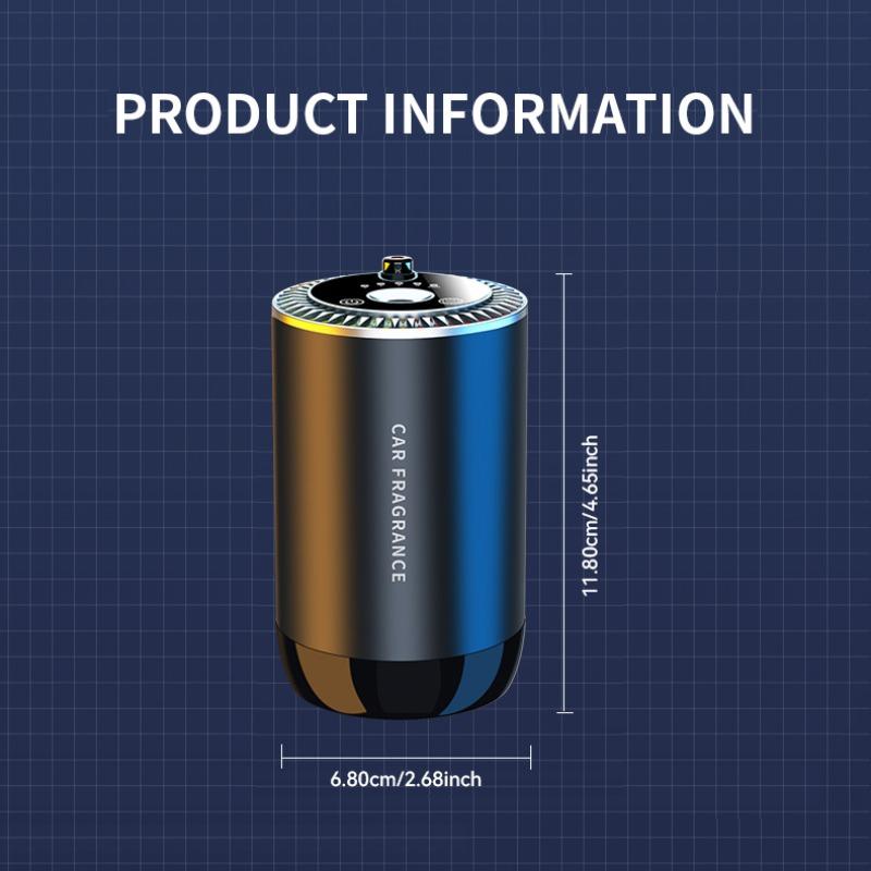 Essential Oil Diffuser Humidifier & Aroma Dispenser, Touch Sensor USB Powered, Colorful LED Lights, Auto Mode, Compact Design for Home Travel, Aromatherapy Diffusers