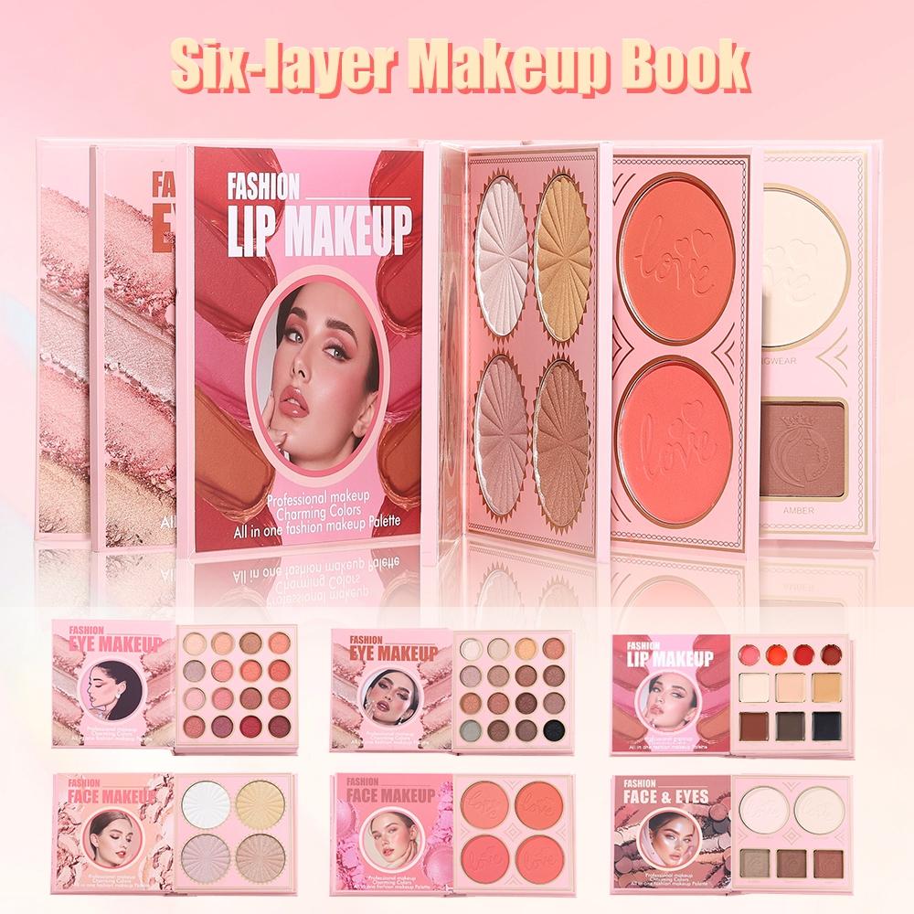 High-End Multi-Functional Makeup Palette, Four-In-One Eyeshadow Blush Highlighter, Long-Lasting Easy Application, Elegant Makeup Set