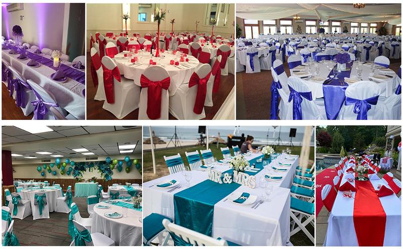 50 100 Pack Satin Chair Sash Chair Decorative Bow Removable Washable Chair Cover for Weddings Bridal Showers Baby Showers Birthday Parties Holiday Banquets Party Receptions Home Kitchen Dining Room Rustic Boho Elegant Wedding Decor