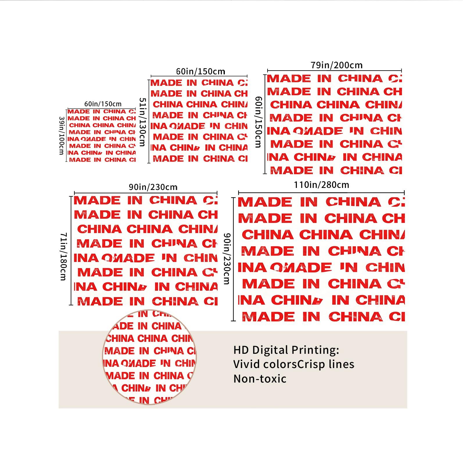 1 Piece Red Letter Themed Printed Decorative Tapestry, HD Digital Printing Wall Hanging Tapestry, Fadeless Polyester All-Season Multi-Purpose Tapestry for Bedroom Living Room & Dorm, Easy to Hang & Machine Washable