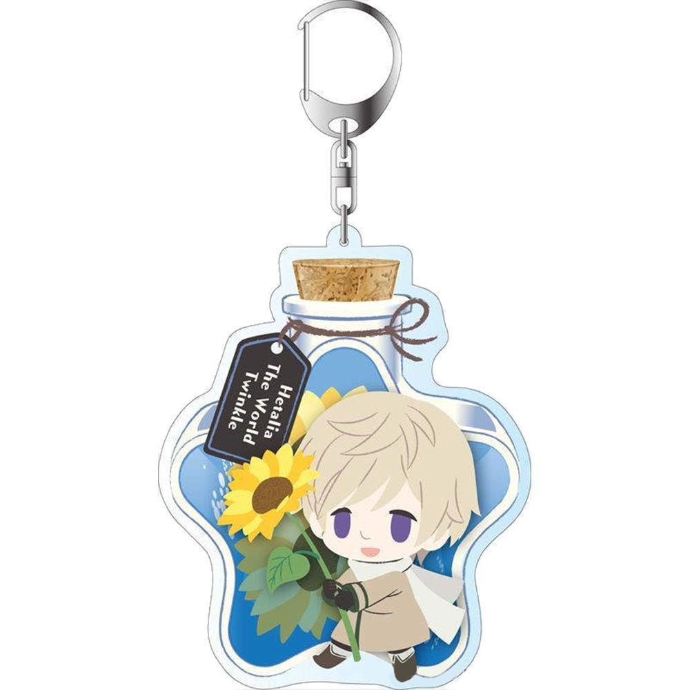 Anime Peripheral Store Hetalia: World Stars Charappu Fleur Ver Acrylic Keychain Pendant Ornamen Fans Charm Gifts About 6cm