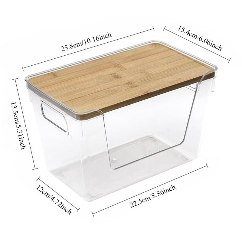 Stackable Garbage Bag Dispenser | Enlarged Transparent Plastic Kitchen Organizer Suitable for Sink Under, Laundry Room - Holds Garbage Bags and Small Items