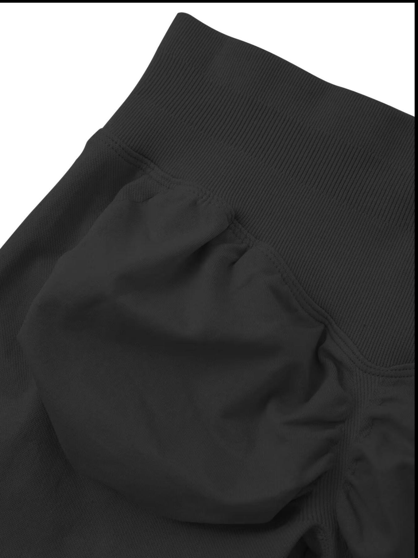 Seamless High Waisted Fitness Yoga Shorts for Women, Tummy Control & Butt Lifting, Slim-Fitting Sporty Compression Shorts, Athletic Wear Shorts, Performance Training Shorts for Workout, Running & Outdoor