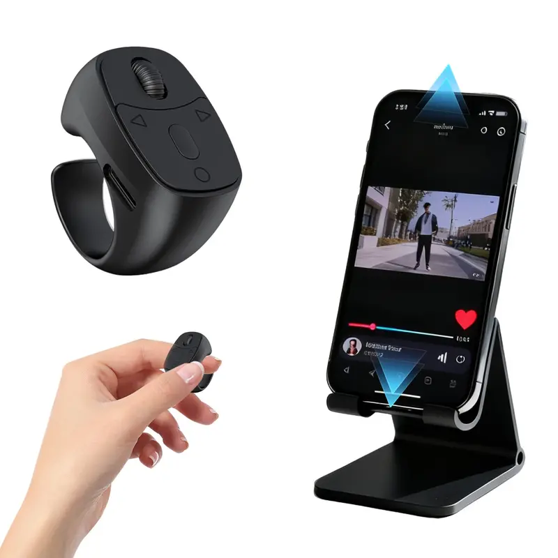 Vinger Remote | Draadloze afstandsbediening ringen, oplaadbare camera Vinger Remote | Draadloze afstandsbediening ringen, oplaadbare camera