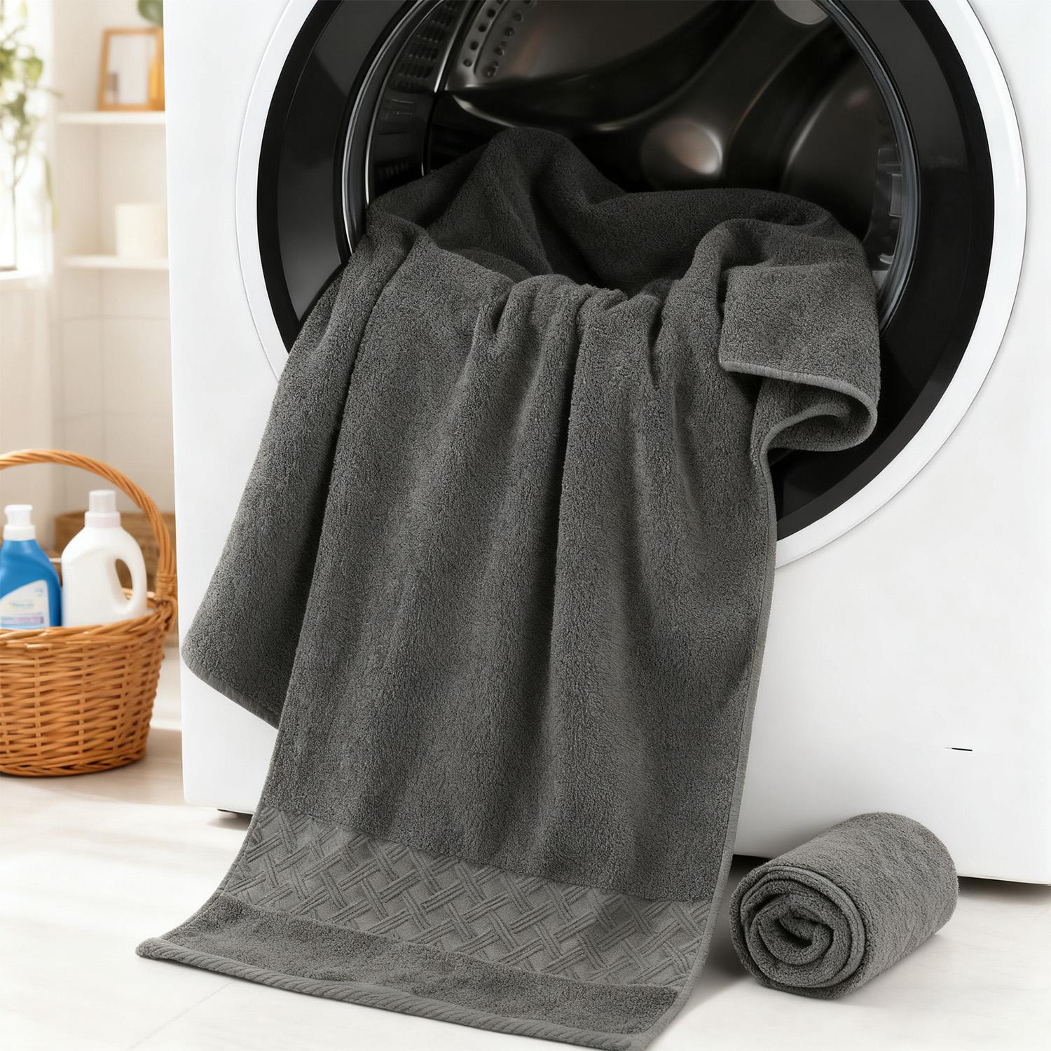 4 Pack Thicken Soft Cotton Hand Towels, Highly Absorbent Quick Dry Towel for Bathroom Kitchen Gym Home Spa Hotel